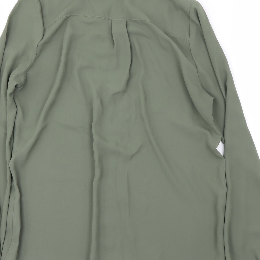Womens UK Size 10 Atmosphere Green Basic Blouse