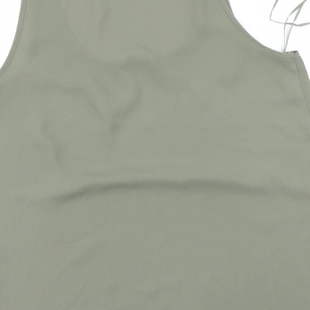 Papaya Womens Green Basic Blouse Size 8