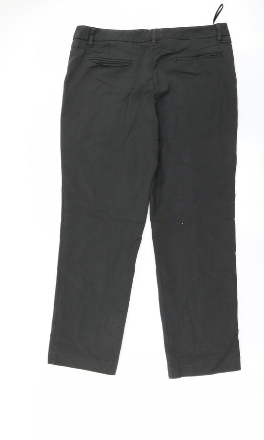 NEXT Womens Grey   Straight Jeans Size 12 L23 in