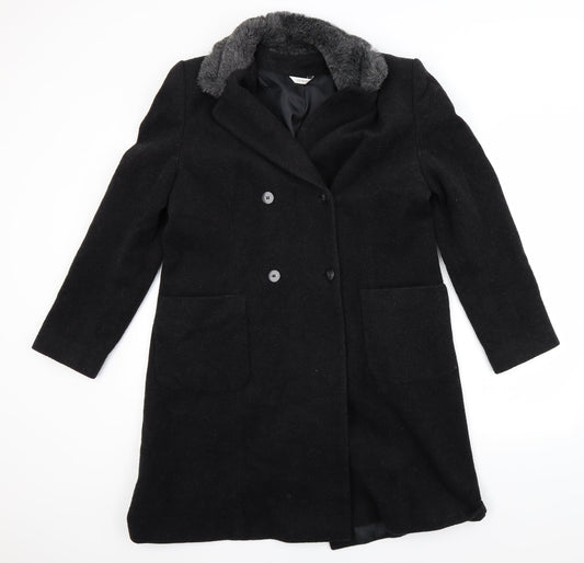 Womens UK Size M George Grey Overcoat