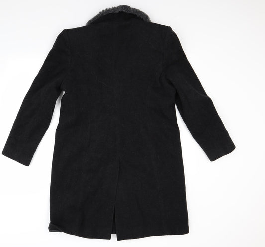 George Womens Grey Overcoat Coat Size M