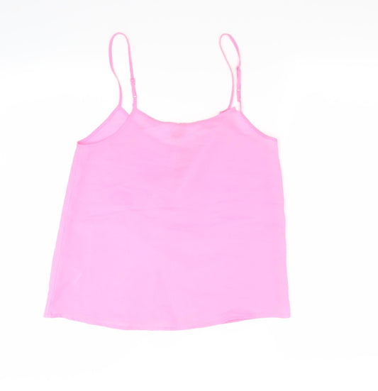 Divided Womens Pink Camisole Blouse Size 8