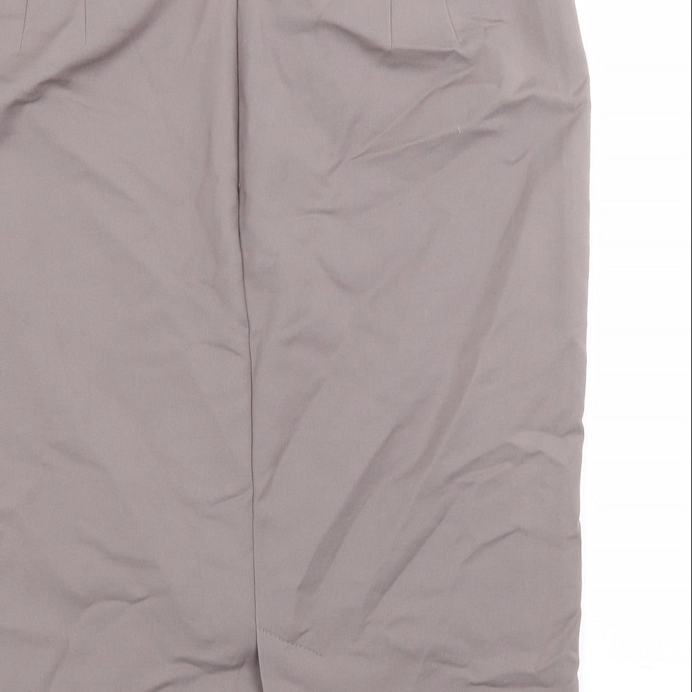 Marks and Spencer Womens Brown Bandage Skirt Size 31 in