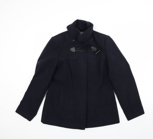 Womens UK Size 14 Wallis Blue Overcoat