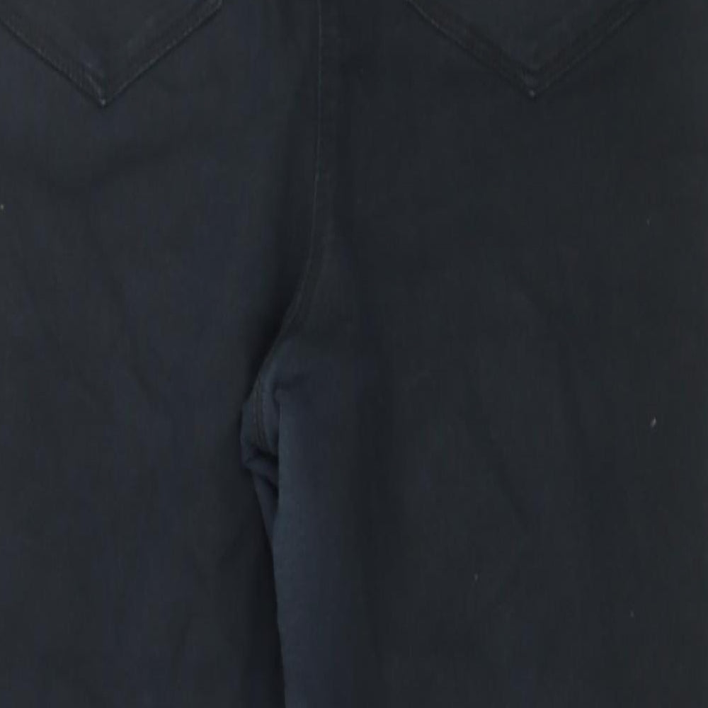 Papaya Womens Black Denim Skinny Jeans Size 12 L27 in