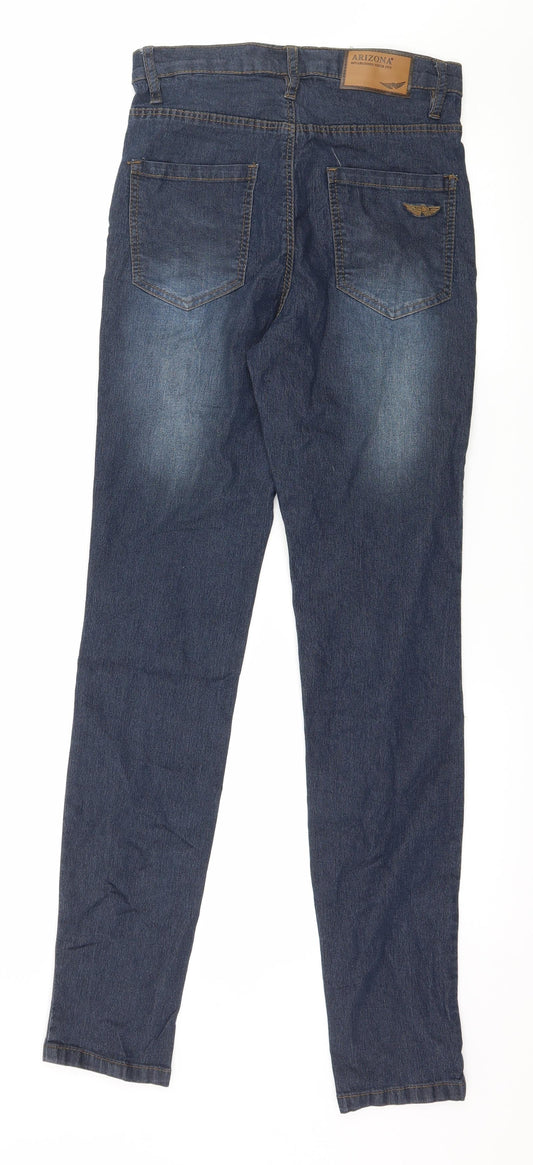 AriZona Womens Blue Denim Skinny Jeans Size 8 L30 in