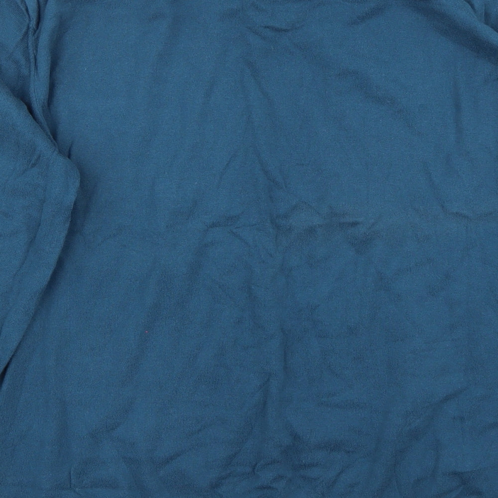 Marks and Spencer Mens Blue Pullover Jumper Size XL