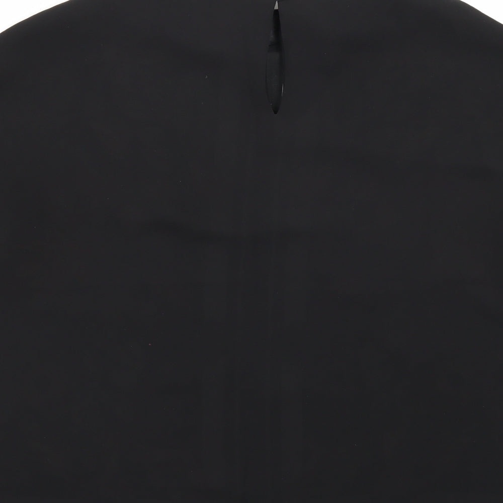 Womens UK Size 14 NEXT Black Basic T-Shirt