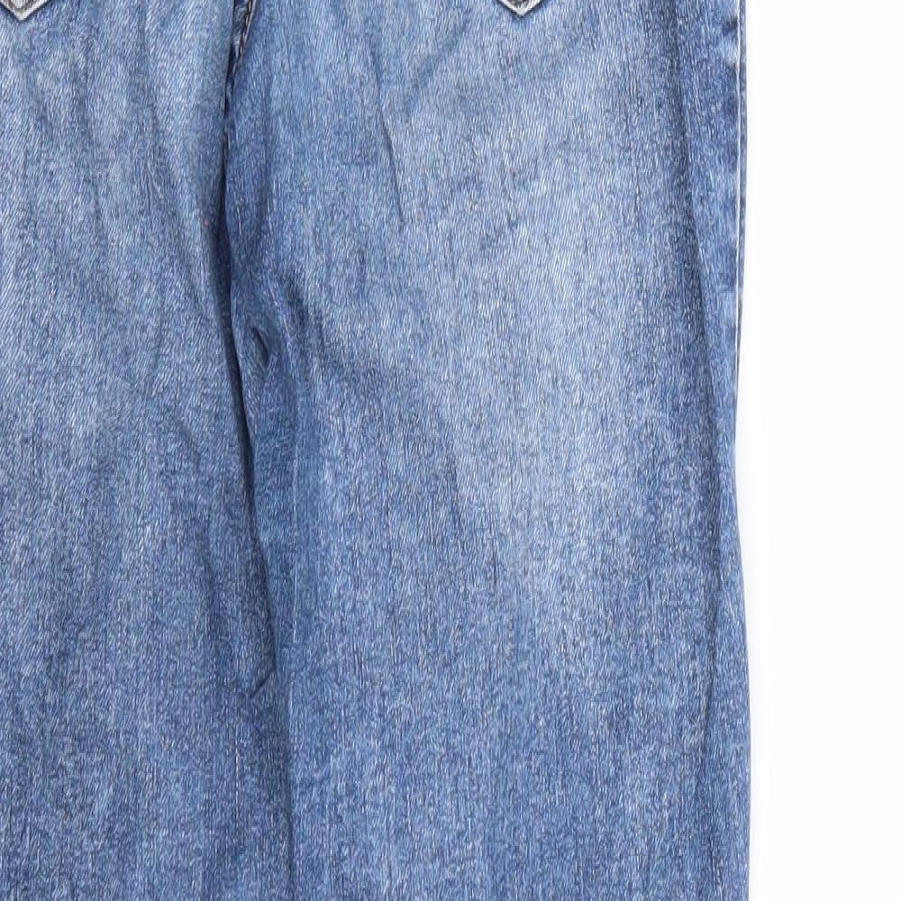 Womens UK Size Preworn Regular Fit Skinny Blue Jeans