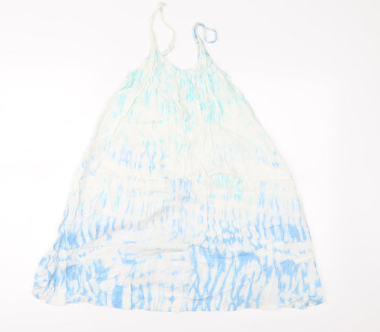 Papaya Womens White Geometric Camisole Blouse Size S