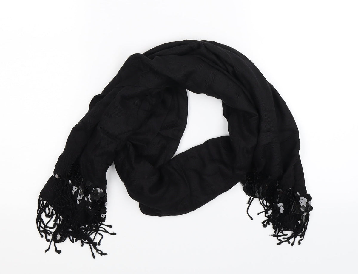 Preworn Womens Black Scarf