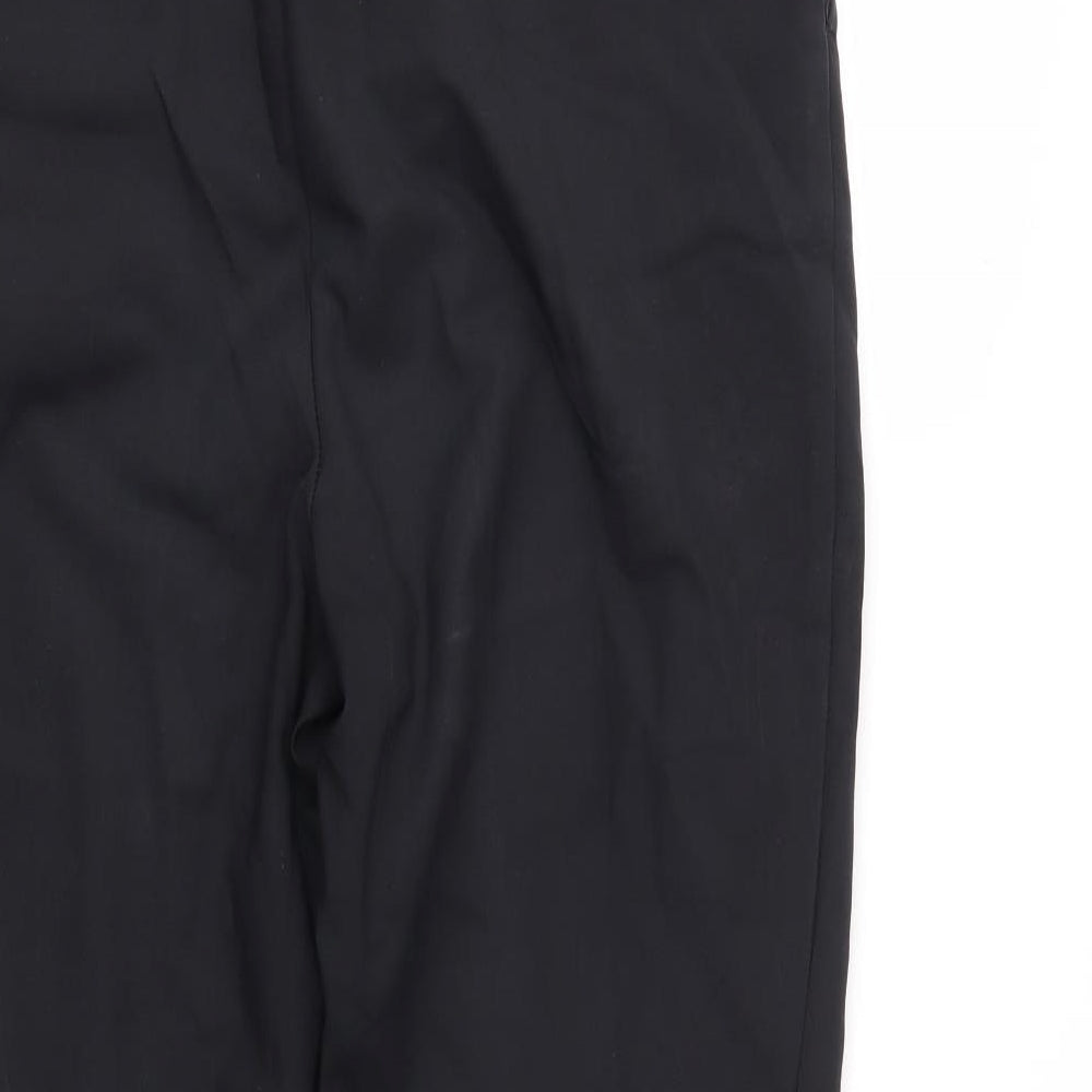 F&F Womens Black Trousers Size 14 L25 in