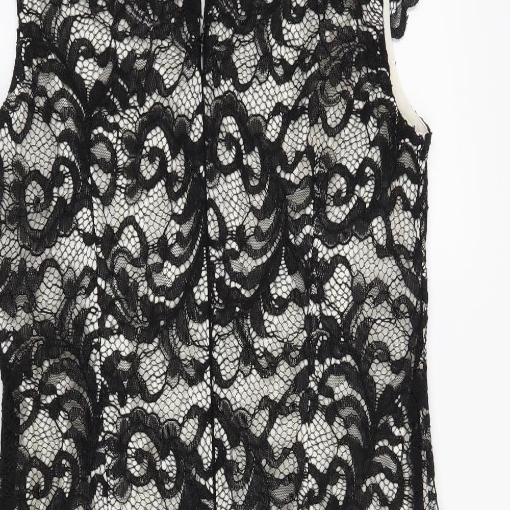 Dorothy Perkins Womens Black A-Line Size 12