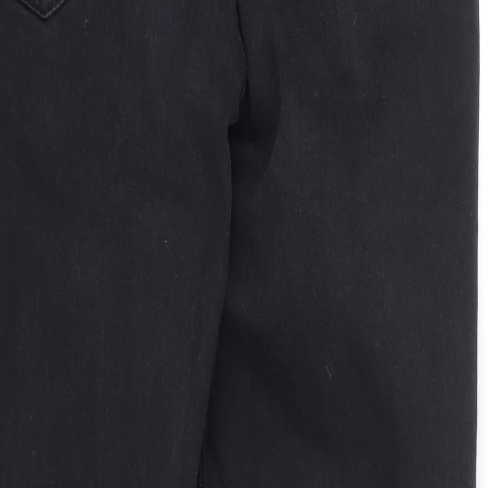 Topshop Womens Black Denim Skinny Jeans Size 28 L30 in
