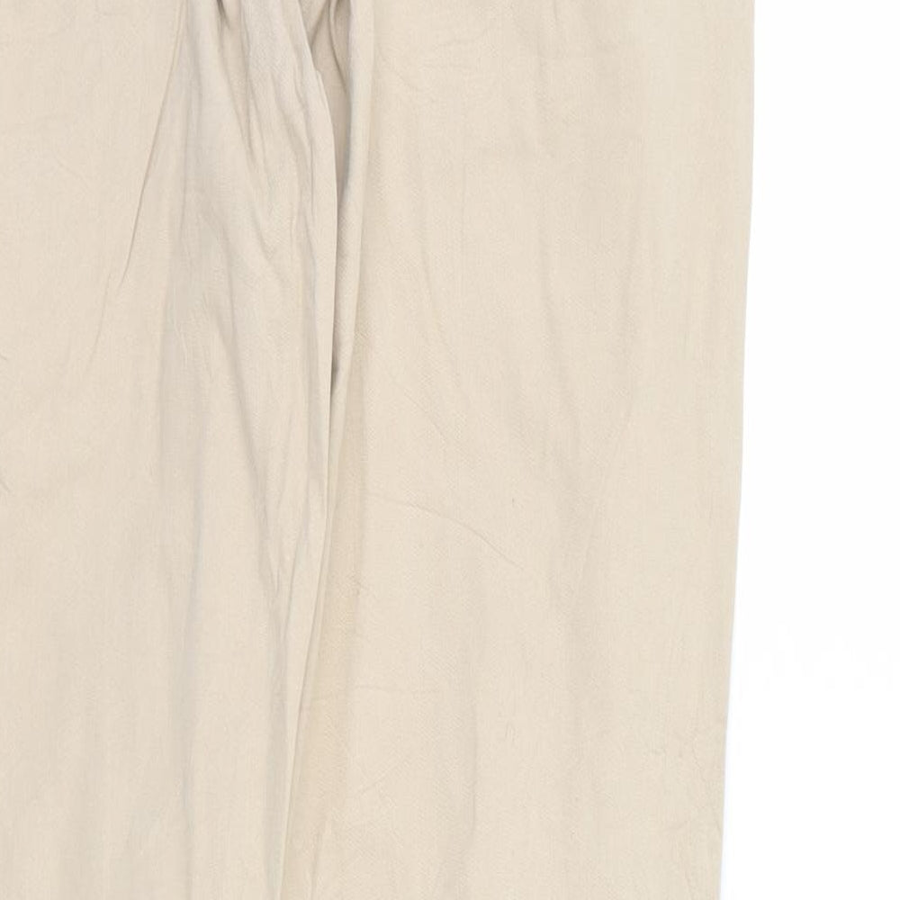Sutherland Womens Brown Chino Trousers Size 30 in L28 in