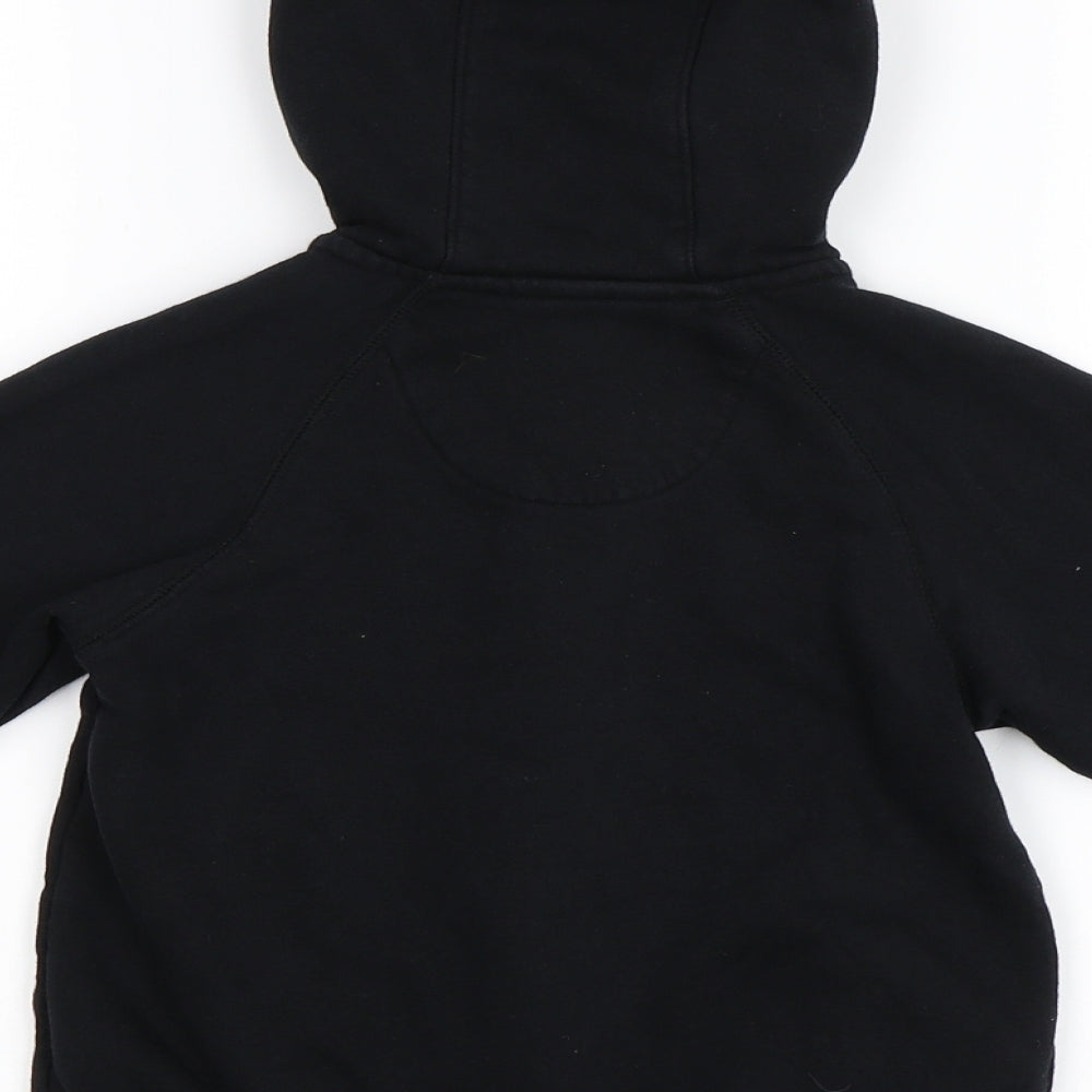 Matalan Boys Black Full Zip Hoodie Size 5 Years
