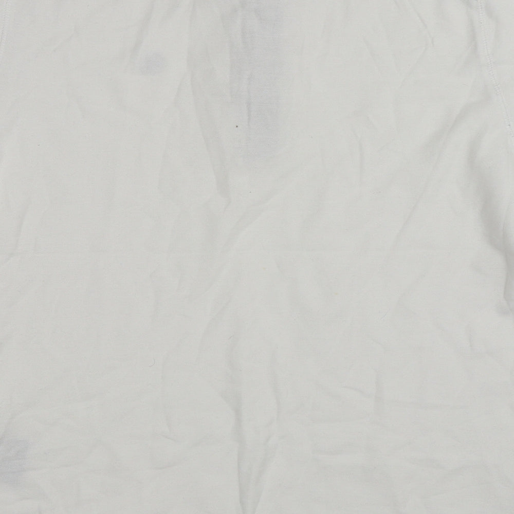 Duck and Cover Mens White Polo Size M