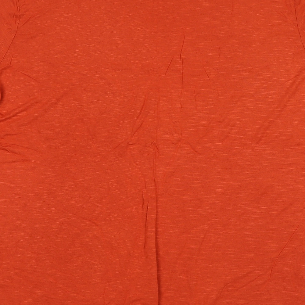 Womens UK Size 20 Marks and Spencer Orange Basic T-Shirt