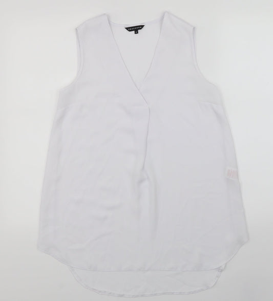 Peacocks Womens White Camisole Tank Size 8