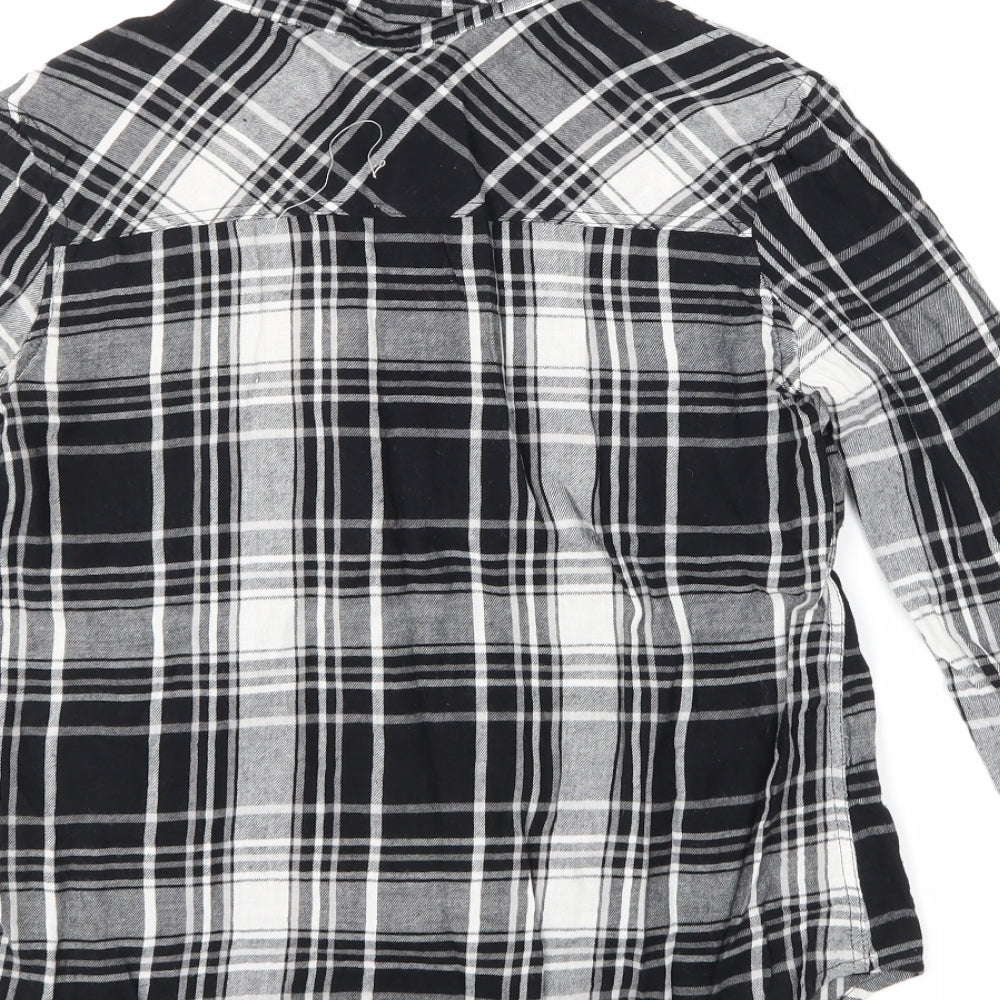 Mens UK Size S Love Tree Grey Button-Up Long Sleeve Casual Shirt