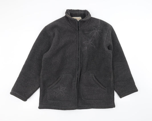 Roman Womens Grey Jacket Size M