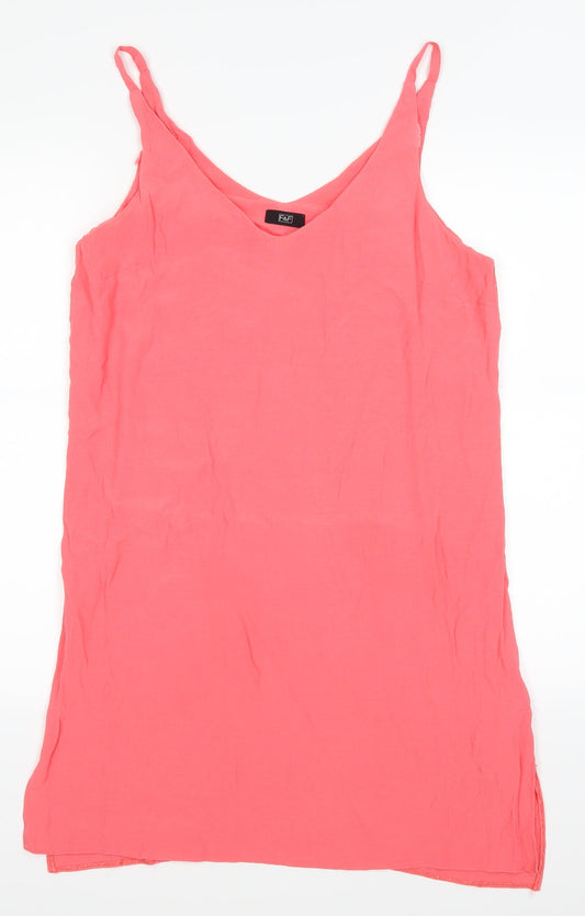 F&F` Womens Pink Basic Tank Size 10