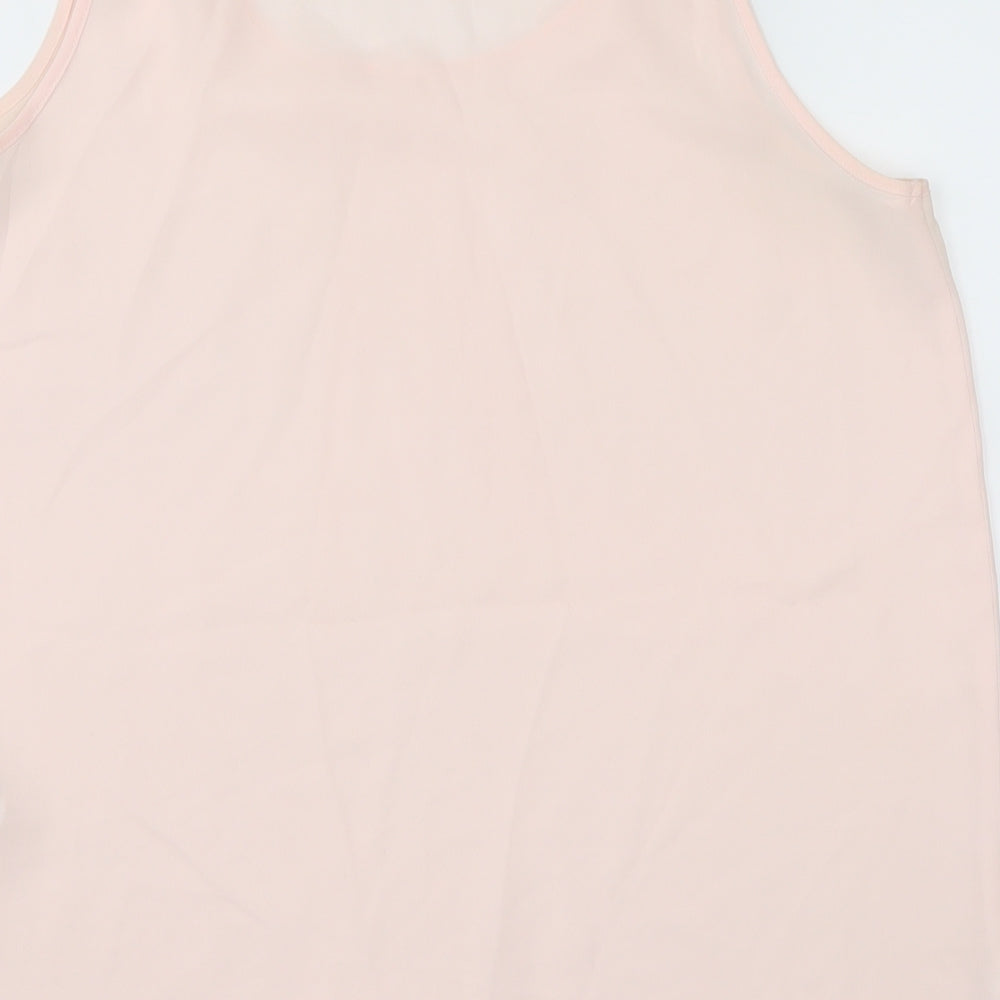 Papaya Womens Pink Basic Tank Size 12