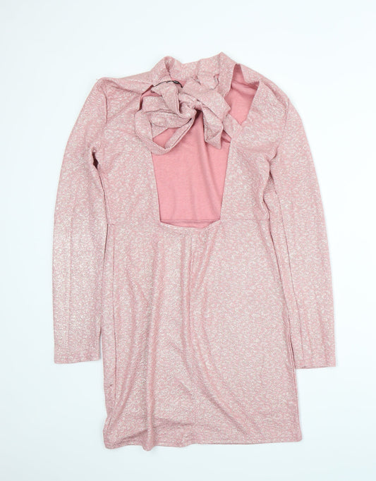 Pink Vanilla Womens Pink Bodycon Size 10