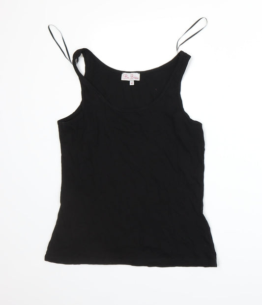 Womens UK Size 12 Be Beau Black Basic Tank