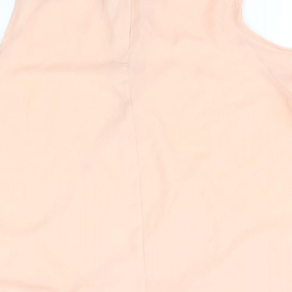 Womens UK Size 10 Preworn Pink Basic Blouse