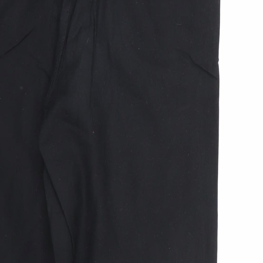 Womens UK Size 8 Marks and Spencer Regular Fit Dress Pants Black Trousers
