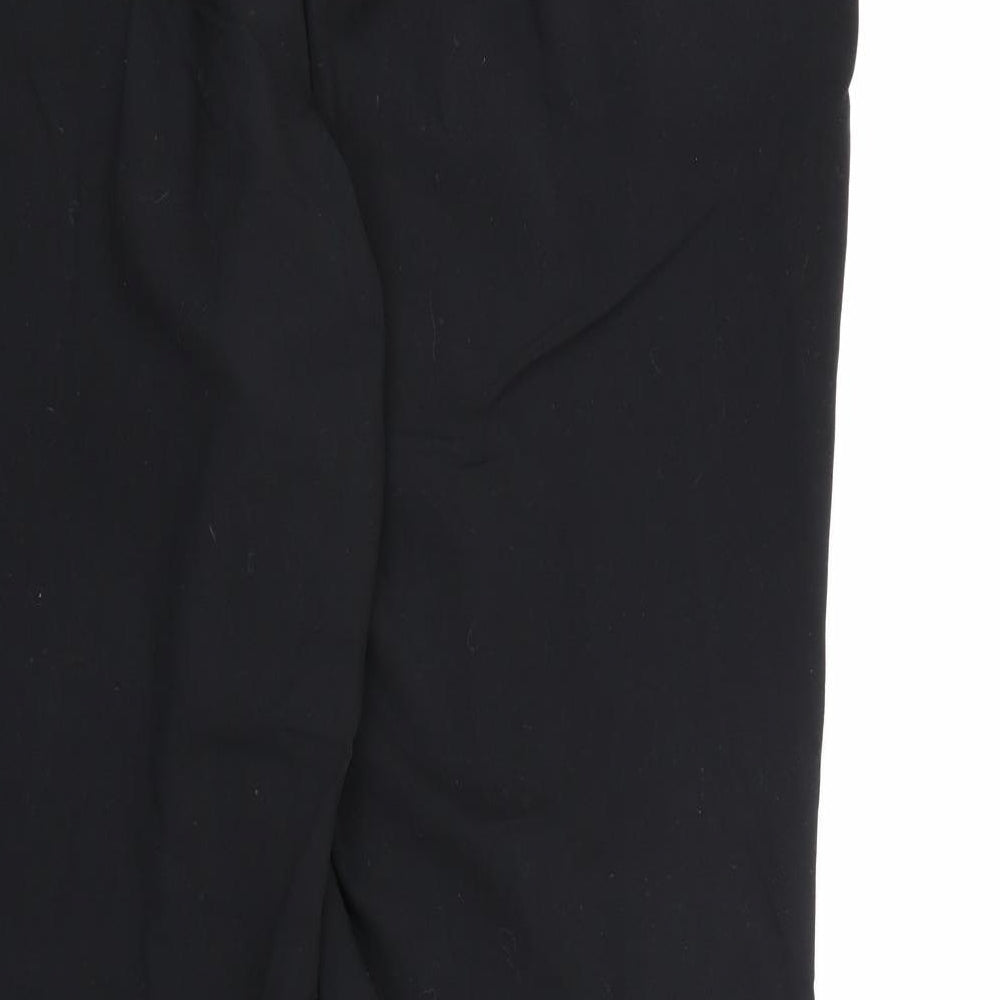 Marks and Spencer Womens Black Rayon Dress Pants Trousers Size 18 L28 in