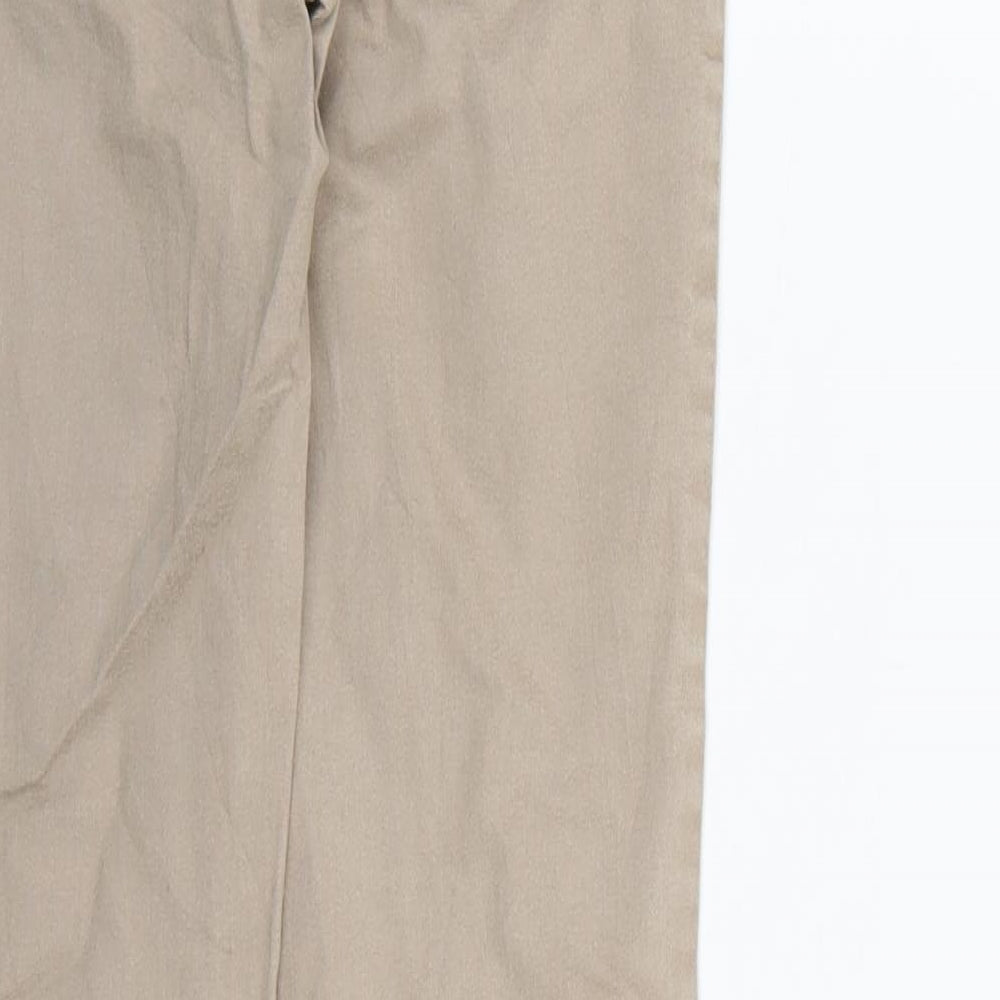 Mens UK Size Timeless Regular Fit Skinny Brown Jeans