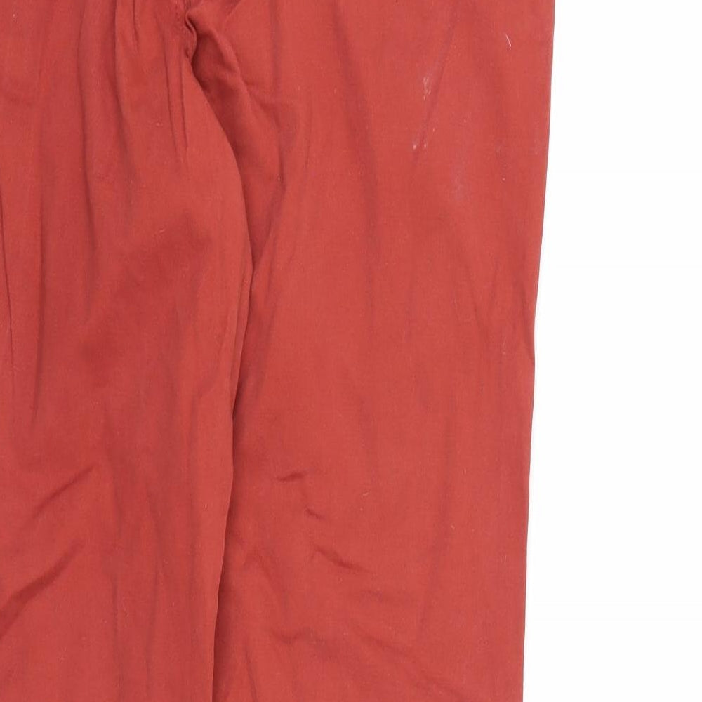 F&F Womens Orange Denim Skinny Jeans Size 10 L26 in