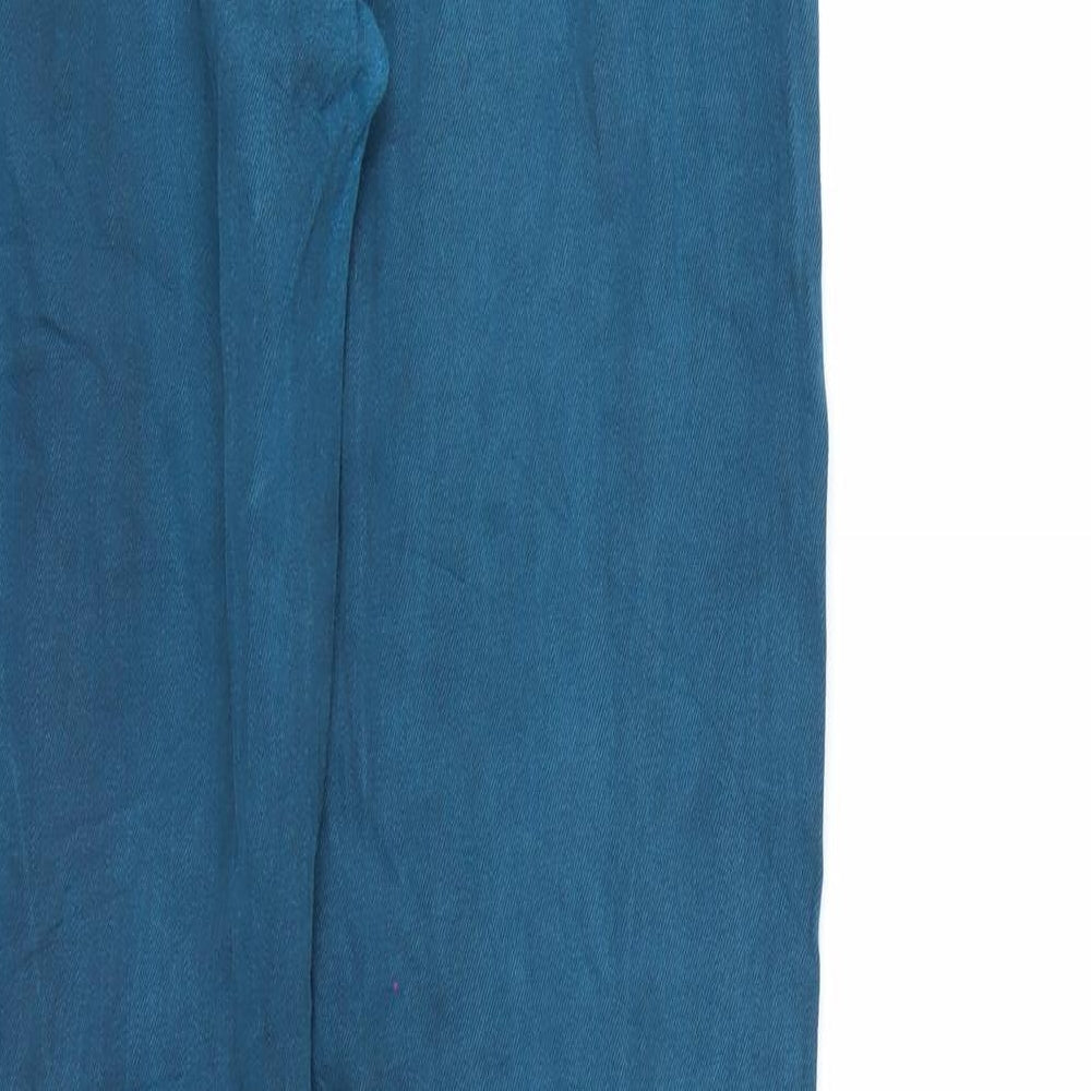 Womens UK Size Street One Regular Fit Straight Blue Jeans