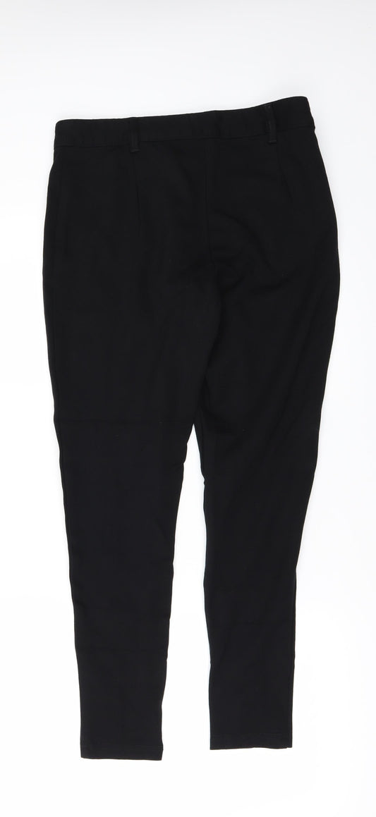 George Womens Black Trousers Size 10 L26 in