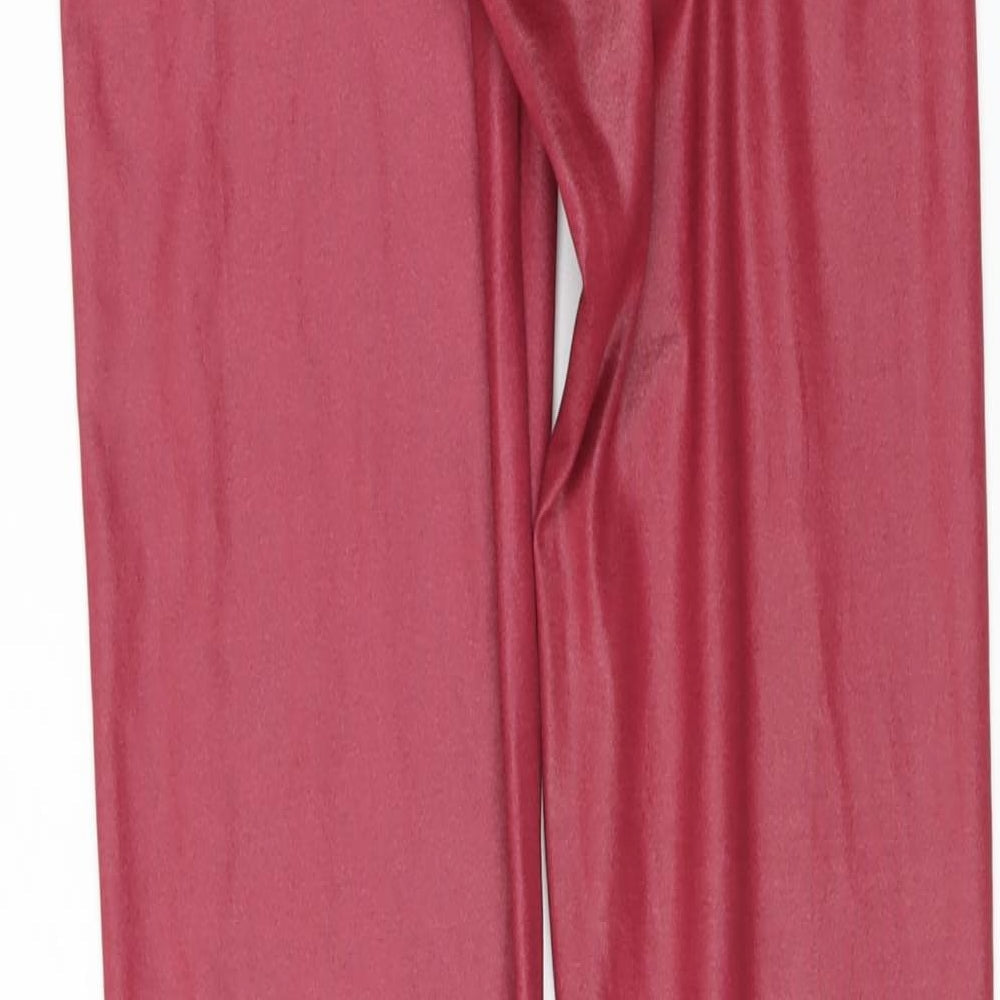 Jane Norman Womens Red Carrot Leggings Size 8 L27 in