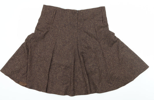et vous Womens Brown   A-Line Skirt Size 38 in