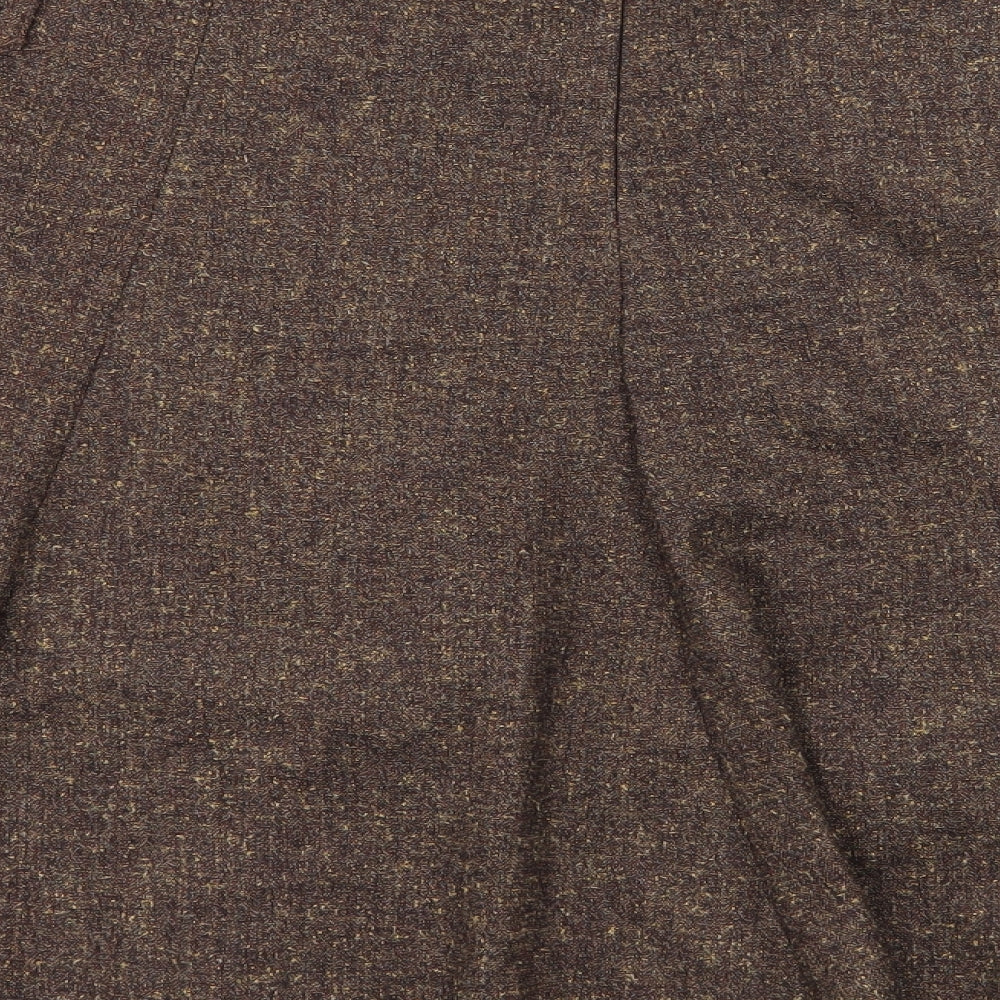 et vous Womens Brown   A-Line Skirt Size 38 in