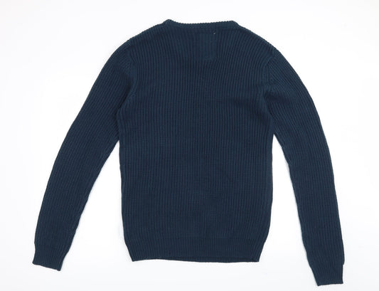 Preworn Mens Blue Pullover Jumper Size M