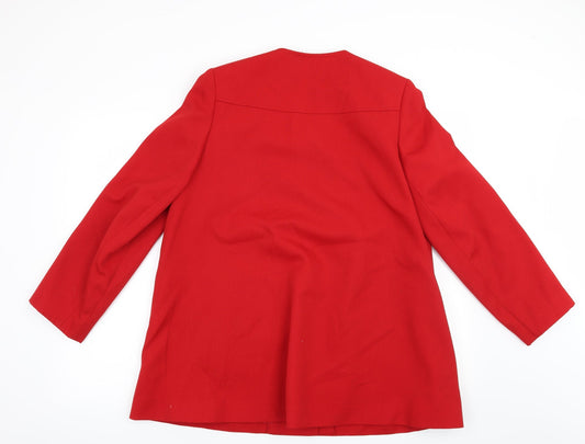 Womens UK Size 12 Julius Red Jacket
