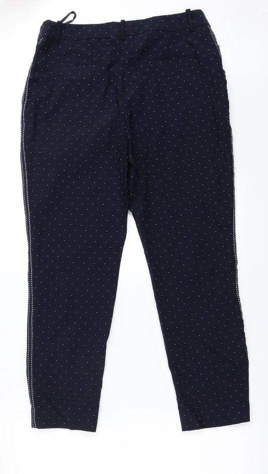 Monsoon Womens Blue Trousers Size 14 L23 in