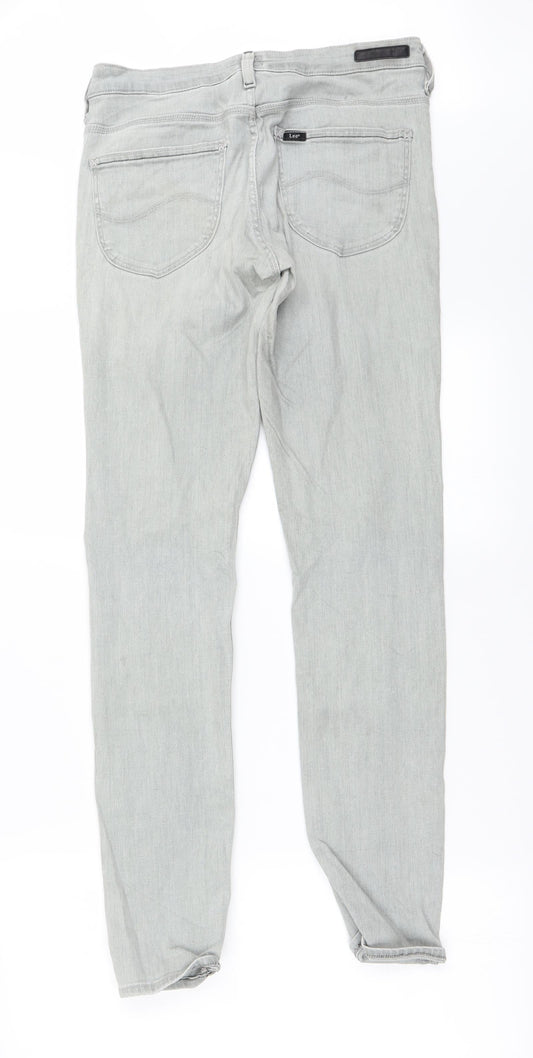 Womens UK Size 30 in Preworn Regular Fit Straight Ivory Jeans