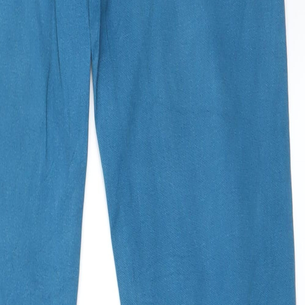Womens UK Size 10 Preworn Regular Fit Skinny Blue Jeans