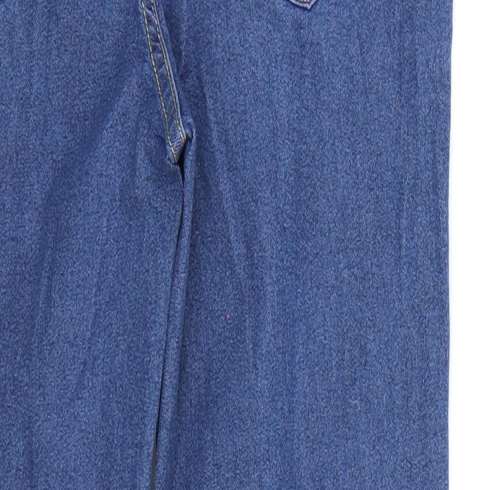 Avenue Womens Blue Straight Jeans Size 12 L29 in