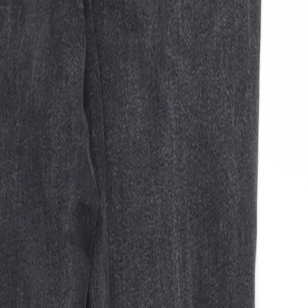 Denim & Co. Womens Grey Denim Skinny Jeans Size 12 L26 in