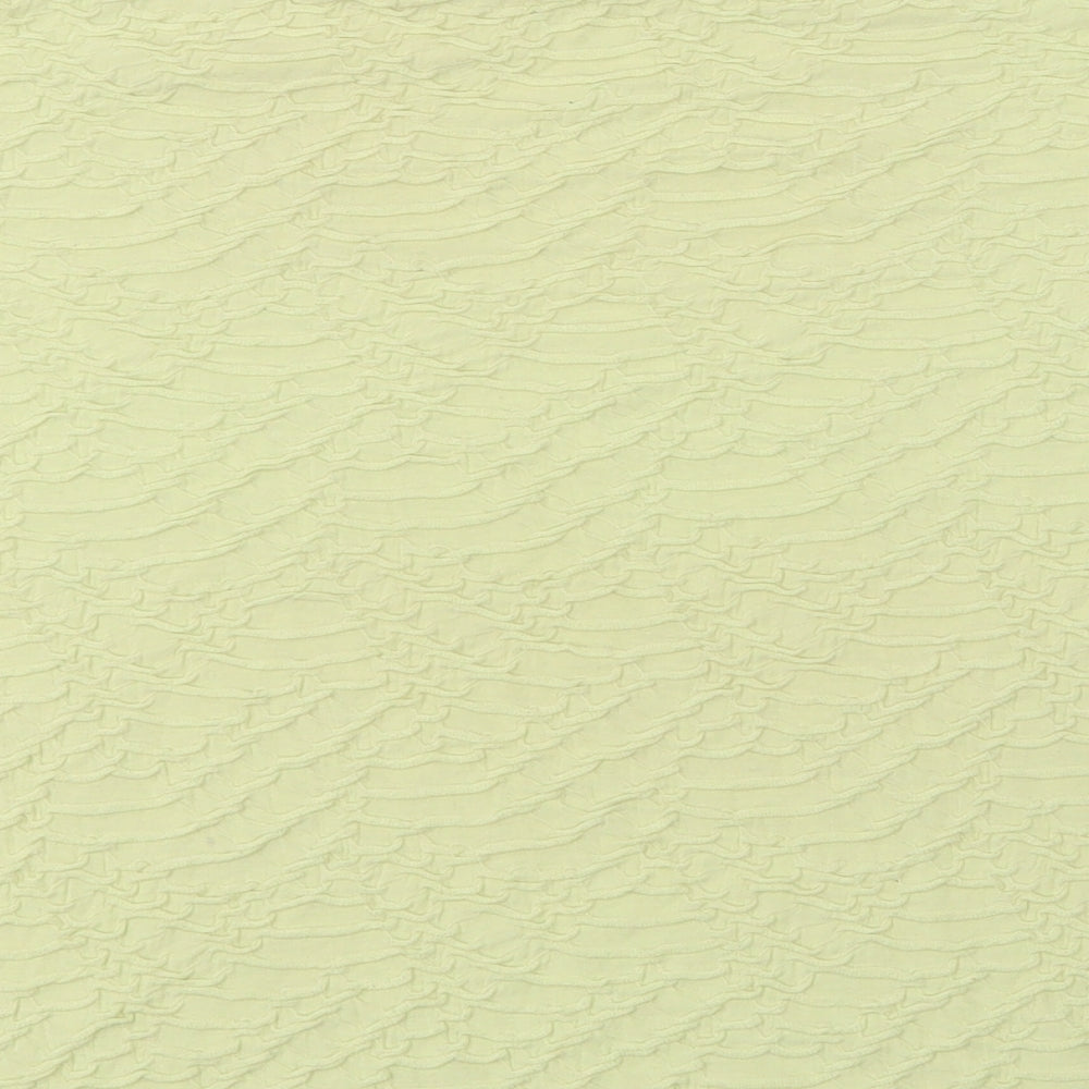 Isle Womens Yellow Basic Blouse Size 22