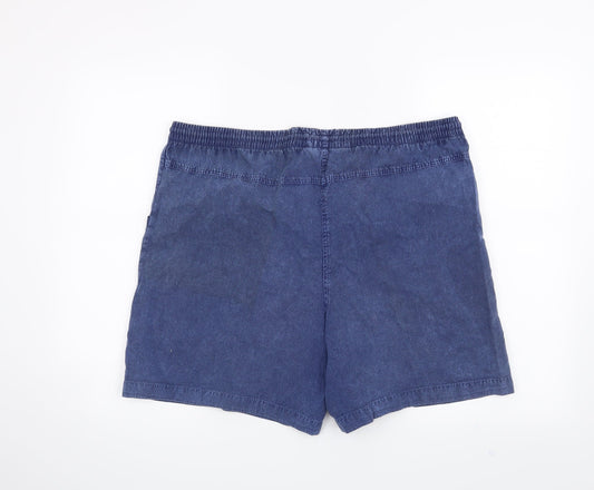 Cascade Mens Blue   Chino Shorts Size S