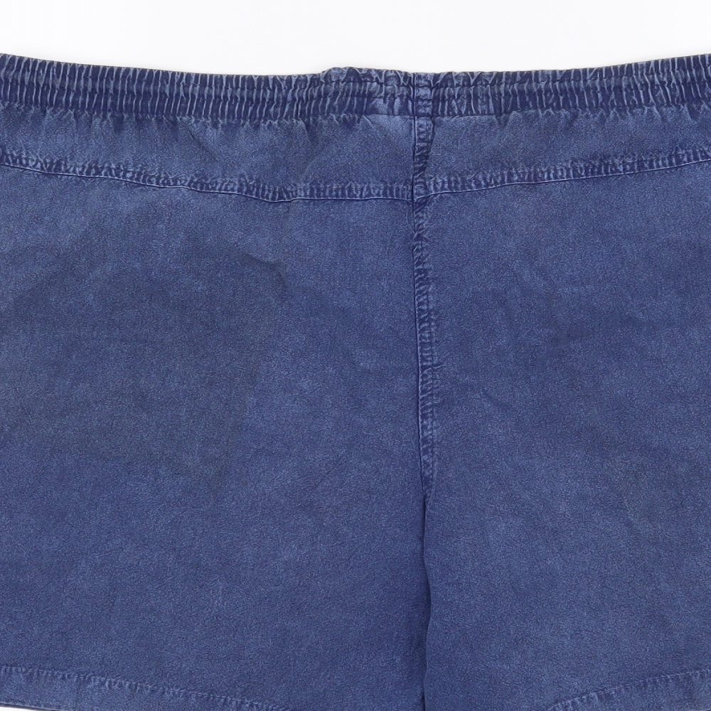 Cascade Mens Blue Chino Shorts Size S