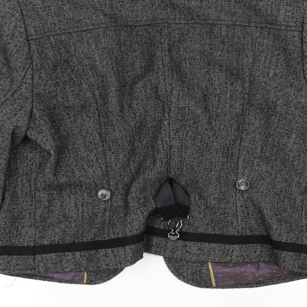 Womens UK Size M NEXT Grey Overcoat
